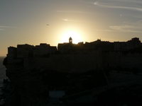 Korsika Bonifacio Sonnenuntergang